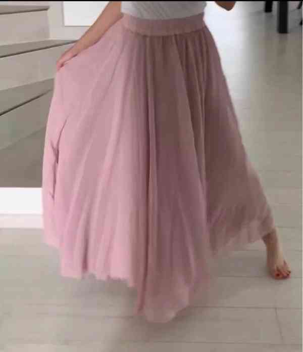 Luxusní dlouhá sukně - foto 1