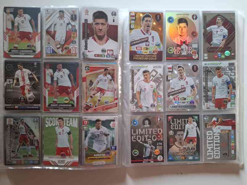 Robert Lewandowski fotbalové karty - foto 10