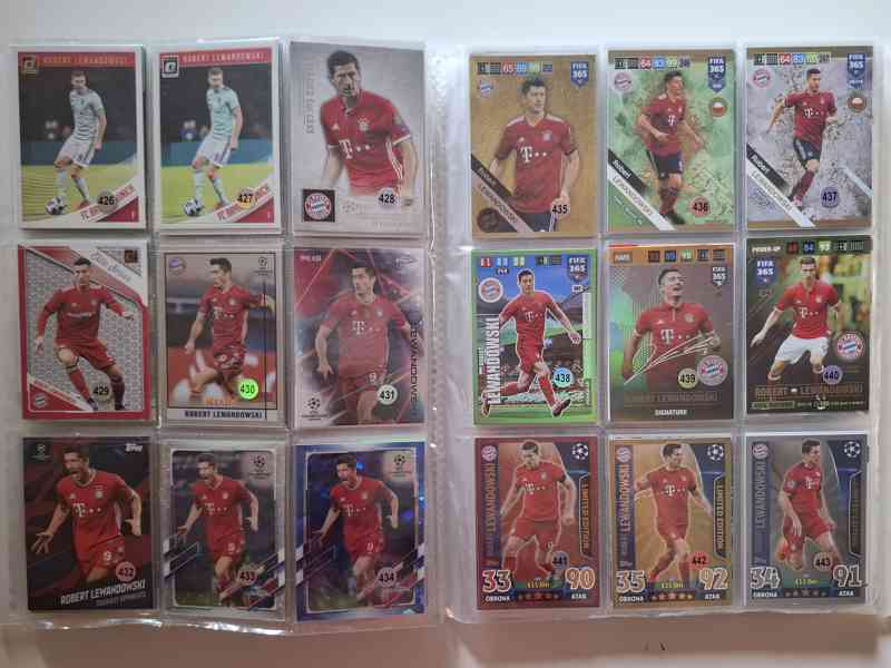 Robert Lewandowski fotbalové karty - foto 8