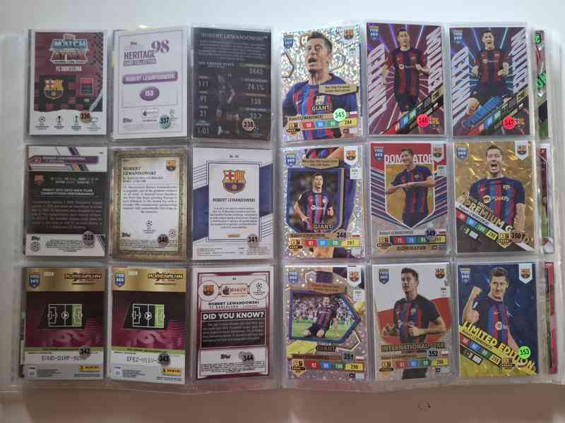 Robert Lewandowski fotbalové karty - foto 3