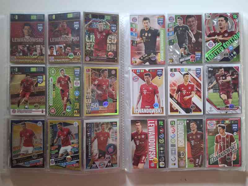 Robert Lewandowski fotbalové karty - foto 7