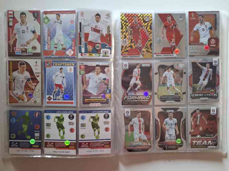 Robert Lewandowski fotbalové karty - foto 12