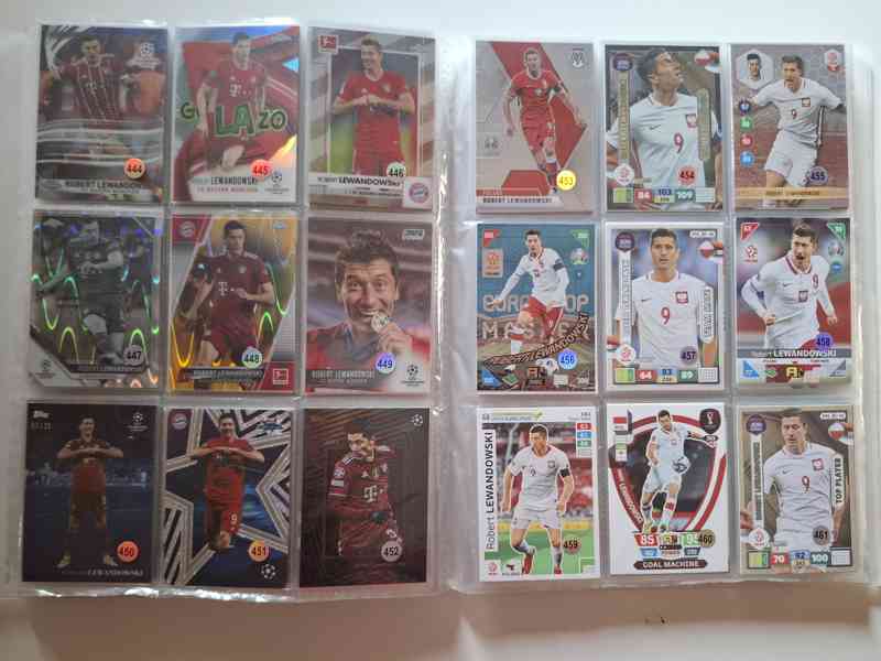 Robert Lewandowski fotbalové karty - foto 9