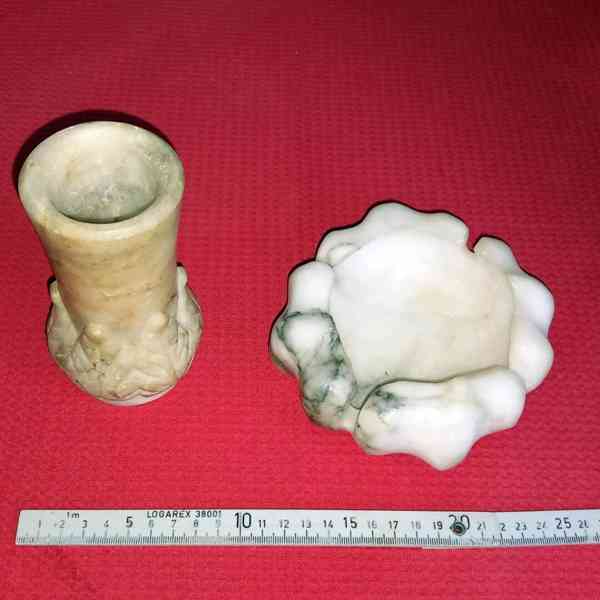 Onyxová váza a popelník - foto 1