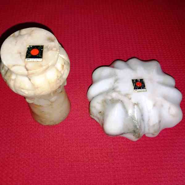 Onyxová váza a popelník - foto 2