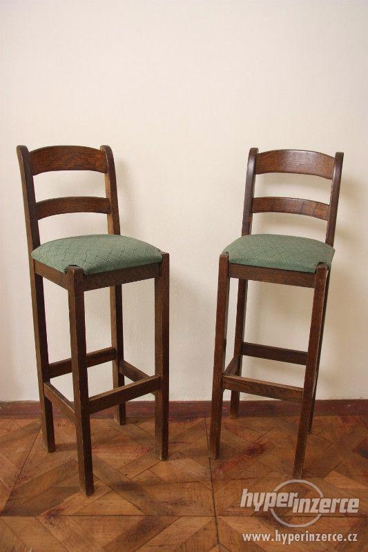 Barové židle, dub