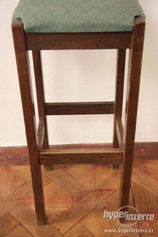 Barové židle, dub - foto 2