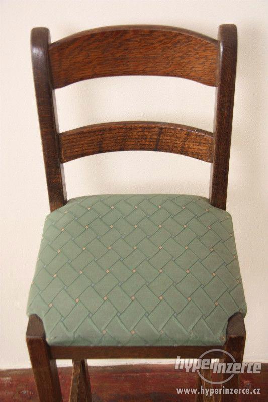 Barové židle, dub - foto 3