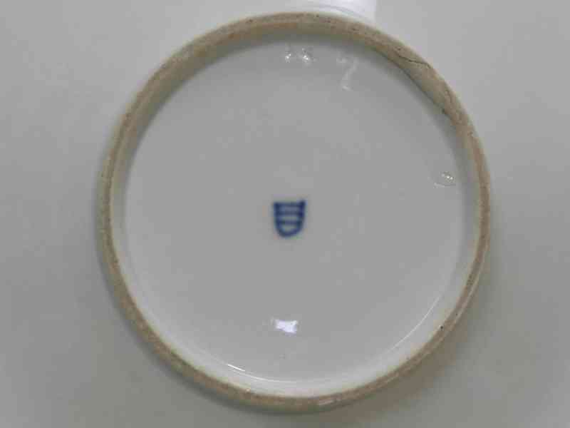 Velmi starý porcelánový Talíř Vídeň  - foto 6