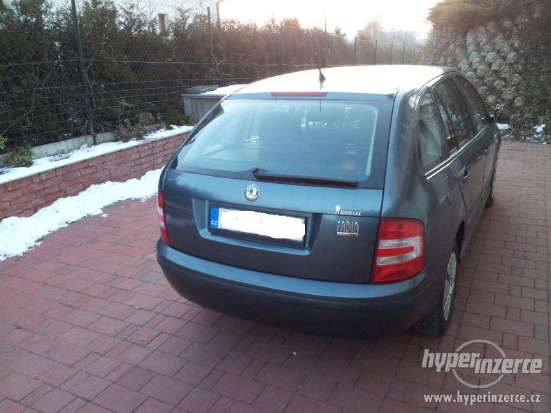 ŠKODA FABIA COMBI 1.4TDI,55KW,2004,1.MAJ,ČR,SER.KNÍŽKA,KLIMA - foto 4