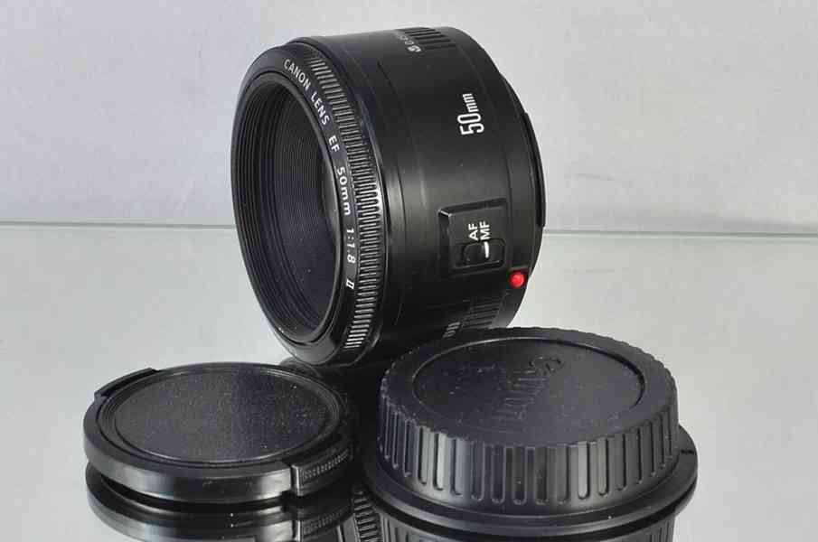Canon EF 50mm f/1.8 II full-frame Pevný 2.generace - foto 3