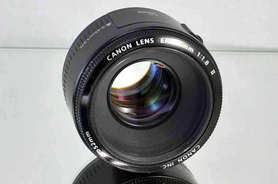 Canon EF 50mm f/1.8 II full-frame Pevný 2.generace - foto 4