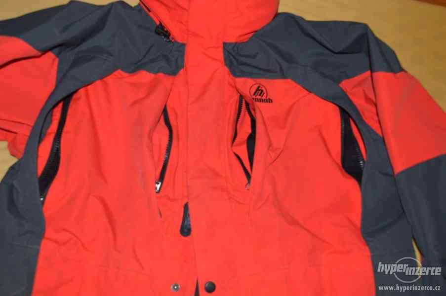 Pánská lyžařská bunda Hannah Climatic XL červeno šedá - foto 3