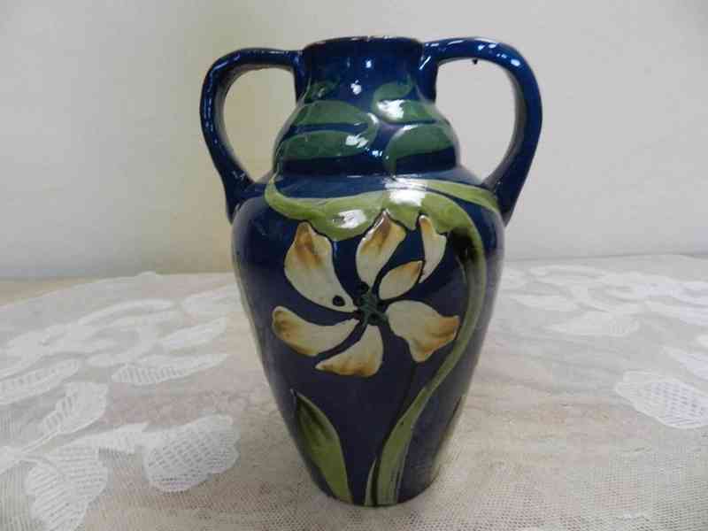 Krásná secesní keramická Váza Wranitzky  - foto 6