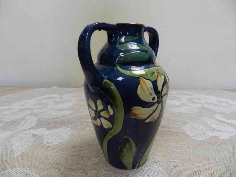 Krásná secesní keramická Váza Wranitzky  - foto 5
