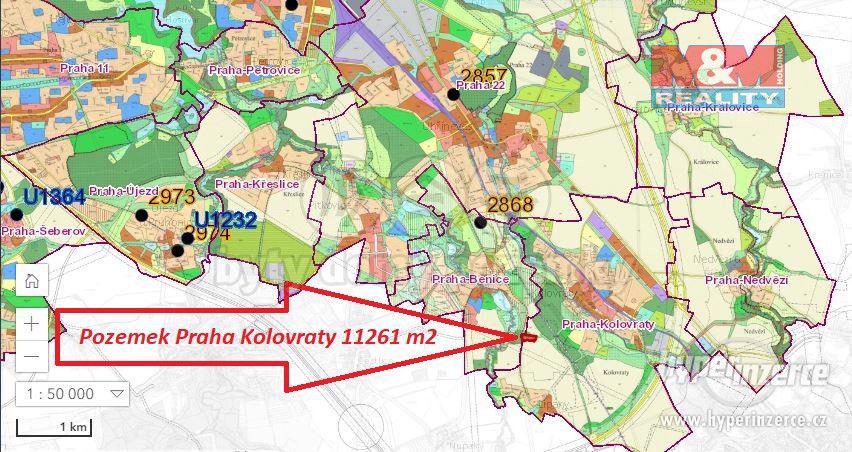 Prodej pozemku, 11261 m?, Praha - Kolovraty - foto 2
