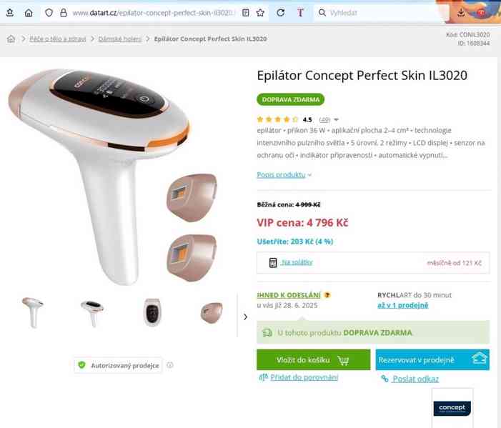 Epilátor CONCEPT IL3020 - foto 11