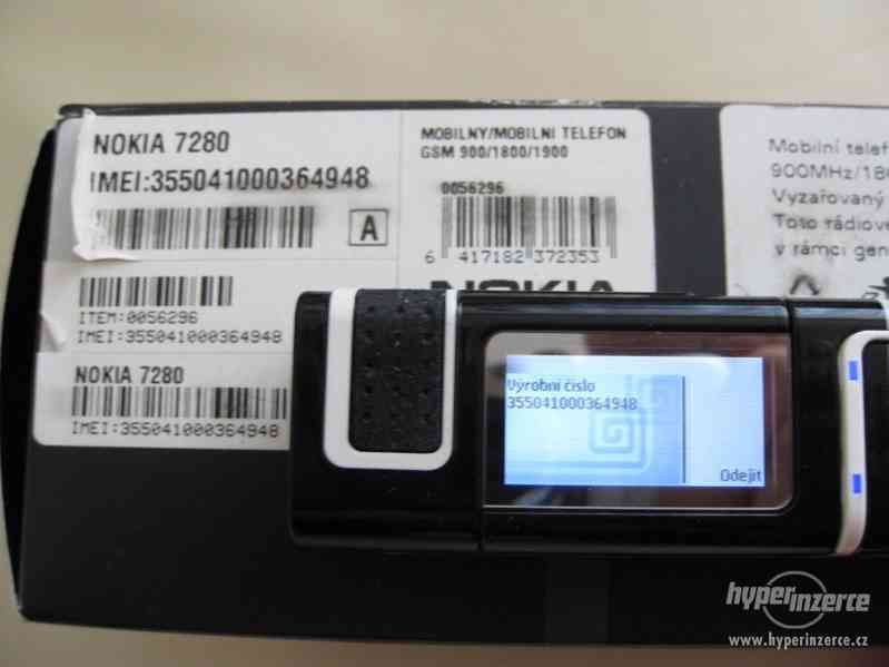 Nokia 7280 - plně funkční mob. telefon z r.2005 v TOP stavu - foto 10