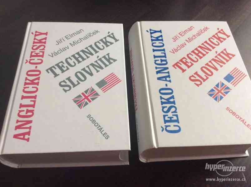 Prodám: TECHNICKÝ slovník česko-anglický a anglicko-český