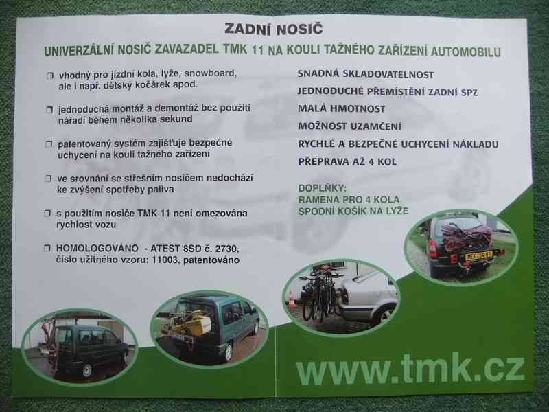 Univerzální nosič TMK na kouli tažného zařízení - foto 2