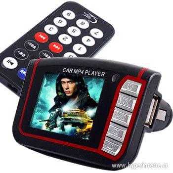 1,8 " LCD auto FM MP3 MP4 přehrávač čtečka karet SD MMC - foto 1