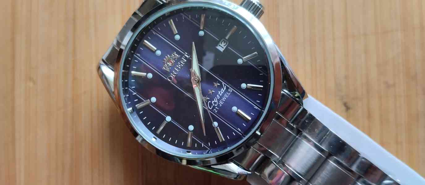 hodinky ORIENT AUTOMATIK BLUE 3STARS JAPAN - foto 3