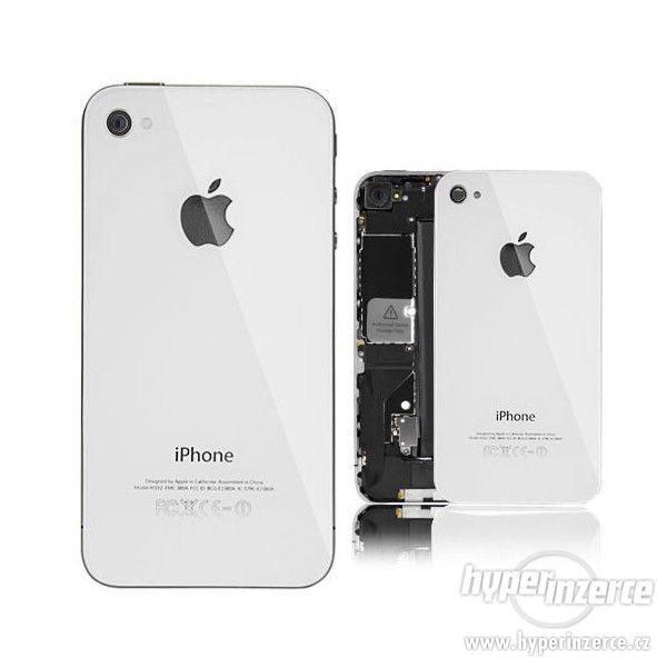 Zadní skleněný kryt černý, bílý Apple iPhone 4, 4S 32GB,64GB - foto 1