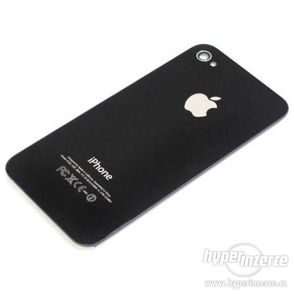 Zadní skleněný kryt černý, bílý Apple iPhone 4, 4S 32GB,64GB - foto 2