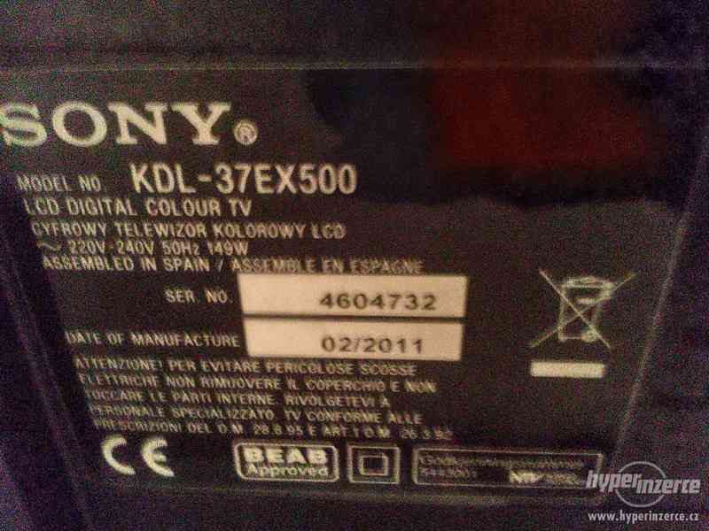 Televizor Sony Bravia KDL-37EX500 - foto 2