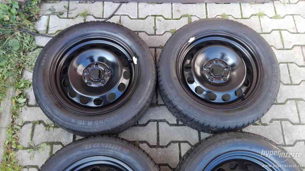 205/55R16 zimní pneu 6,5x16 5x112 ET46 octavia III 8,8mm - foto 3