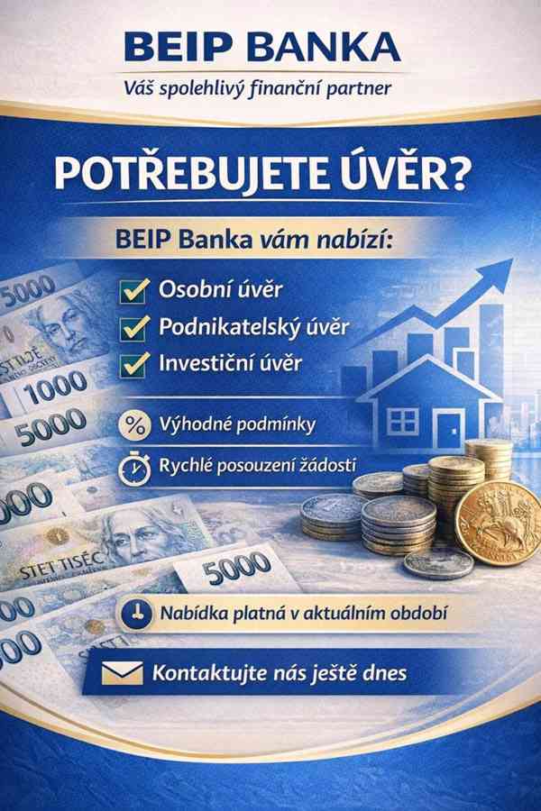 Finanční služby – úvěry až do 10 let | BEIP Banka - foto 2
