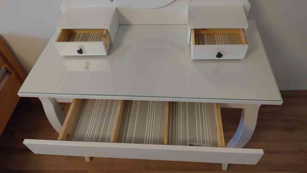 Toaletní stolek HEMNES bílý (IKEA) - jako nový. - foto 3