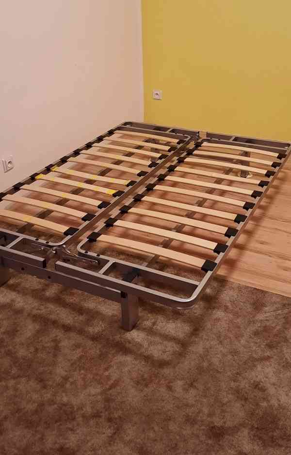 Gauč rozkládací, rozkládací pohovka s roštem - foto 3