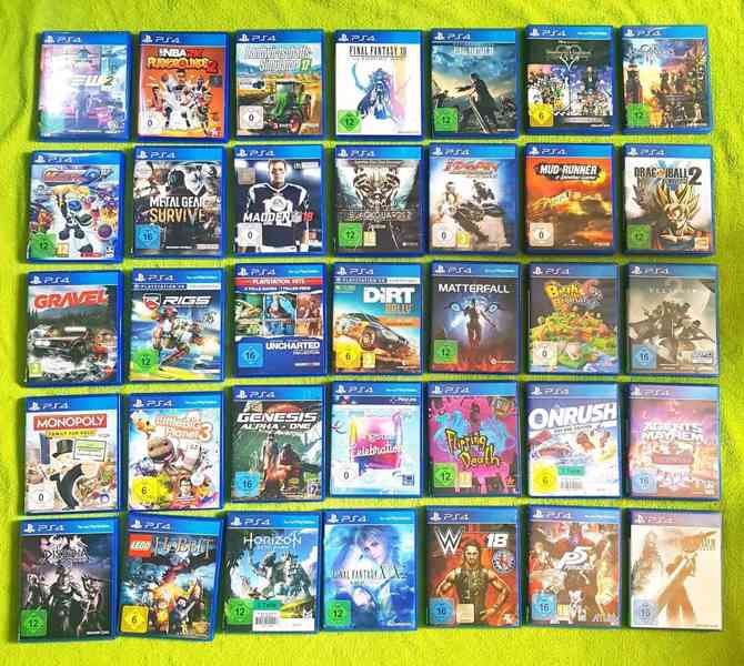 Různé hry pro konzoli Playstation4 - PS4 hry velký výběr her