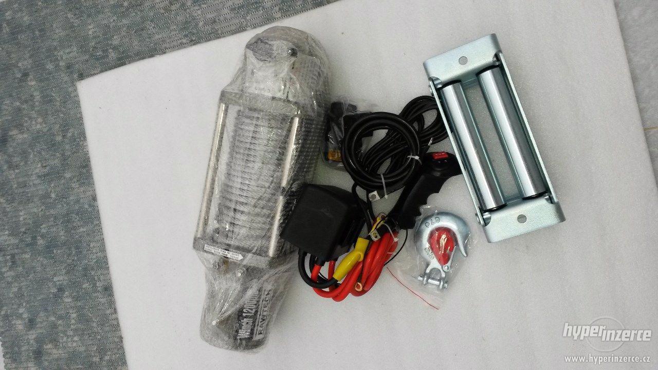 Elektrický lanový naviják 12V 5440Kg 12000lbs - foto 1