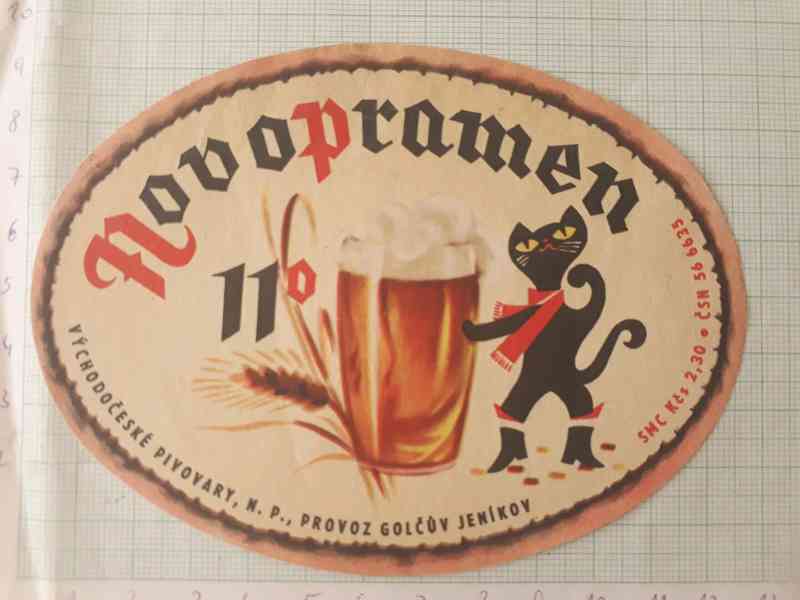  Novopramen 11 - Golčův Jeníkov - pivní etiketa  - foto 1