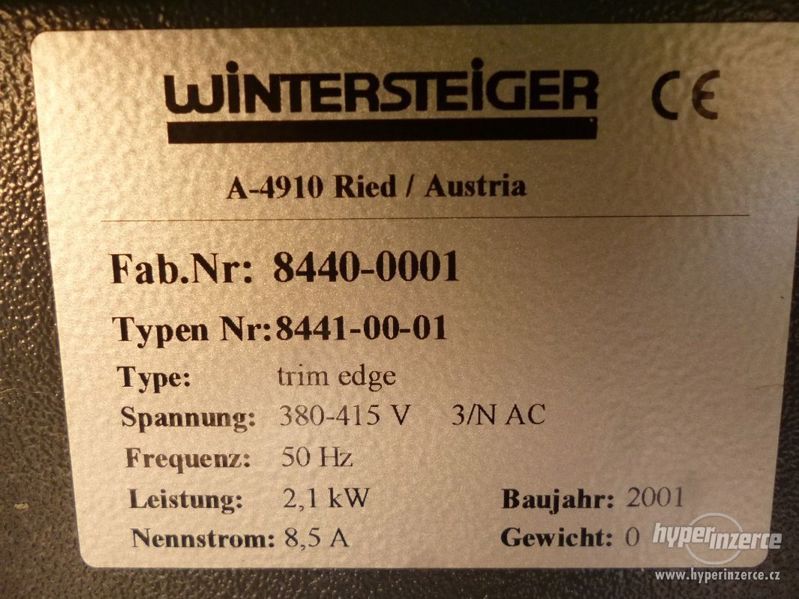 Wintersteiger Trim Edge - brus hran na lyže a SNB - foto 8