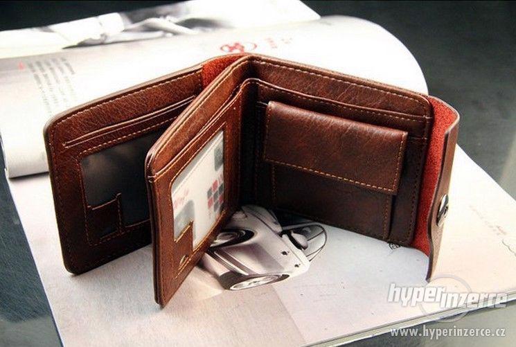 ! Luxusní značková pánská peněženka - PU kůže ! - foto 3