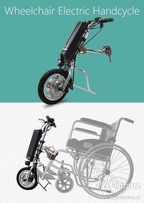 invalidní elektrické kolo k mechanickému vozíčku - foto 1
