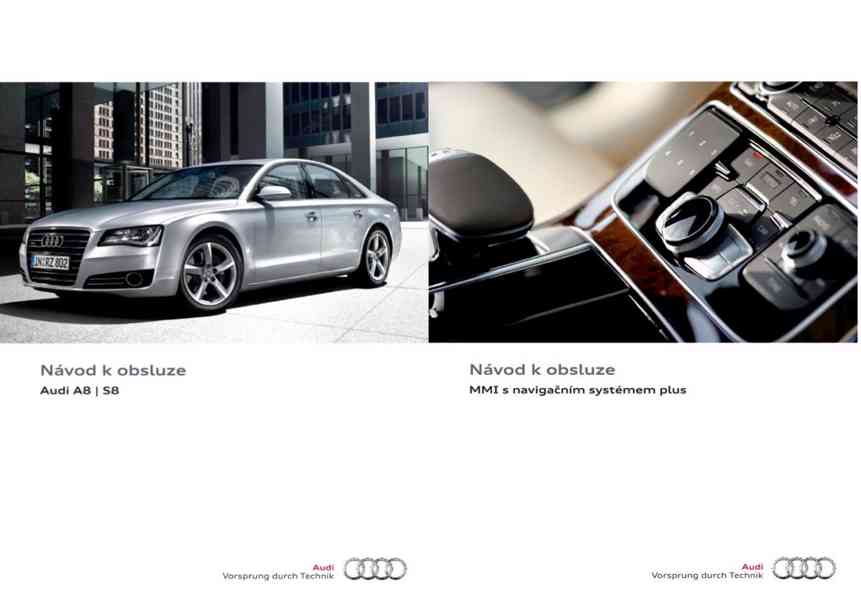 Audi návod A 1 3 4 5 6 7 8 a Q 3 5 7 i S RS manuál k obsluze - foto 2