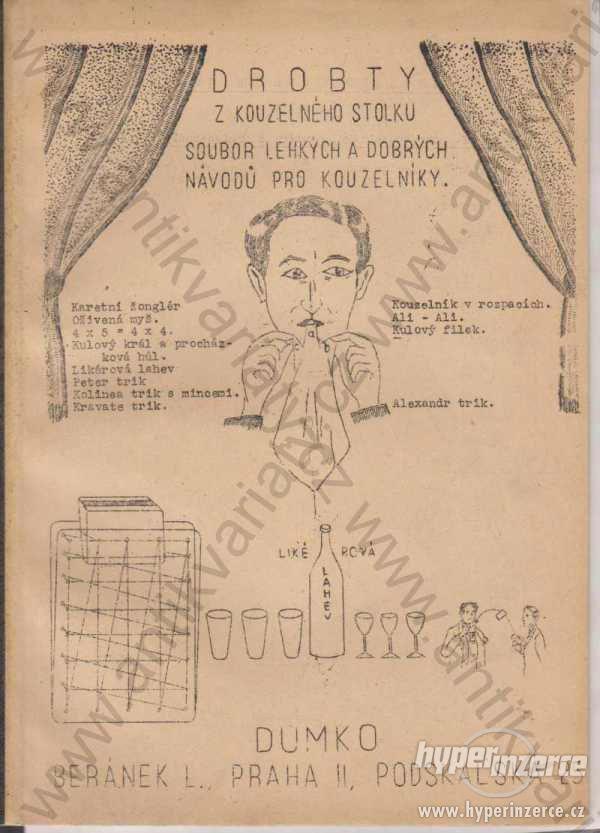 Drobty z kouzelného stolku  L. Beránek 1940 - foto 1