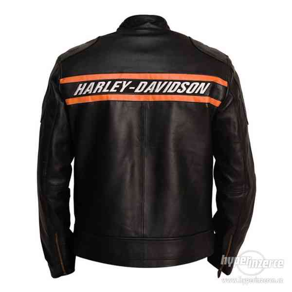 Men’s Black Harley Davidson Goldberg Biker Jacket - foto 1