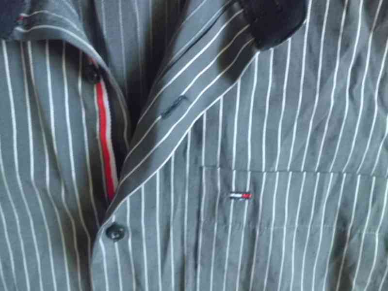 TOMMY HILFIGER 1x použitá pěkná košile /cotton/ XL - foto 3