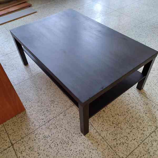 konferenční stolek černý - Lack Ikea - foto 2