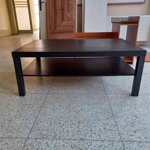konferenční stolek černý - Lack Ikea - foto 5