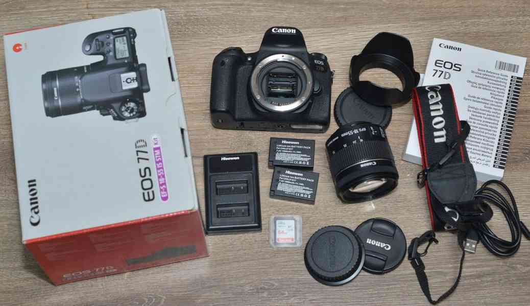 Canon EOS 77D + Objektiv 18-55mm 8 700 Exp. - foto 3