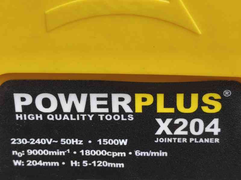 Prodám Hoblovku s protahem POWERPLUS X204 -1500W.  - foto 7