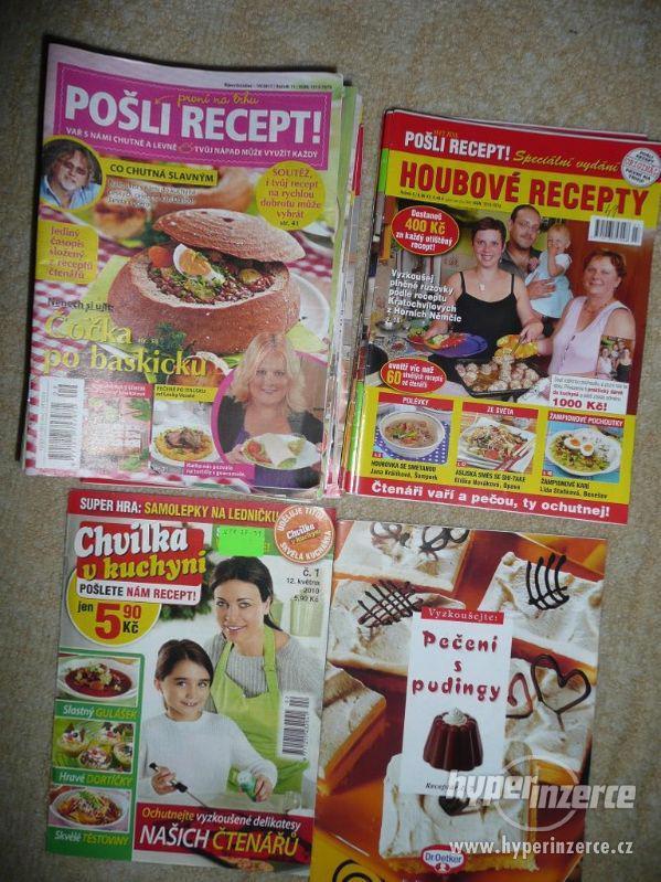 Prodám časopisy Pošli recept!,Chvilka v kuchyni,Dr.Oetker