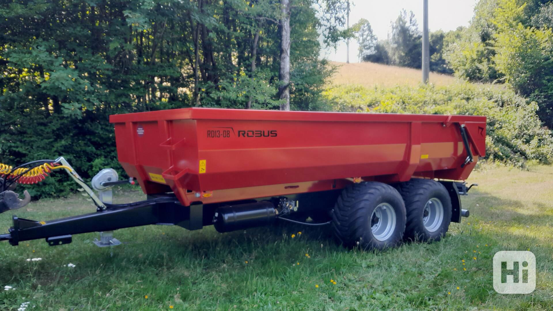 Traktorový návěs,přívěs,vlek za traktor,vlečka 13t - foto 1
