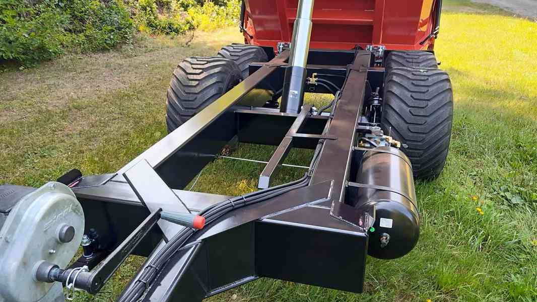 Traktorový návěs,přívěs,vlek za traktor,vlečka 13t - foto 9